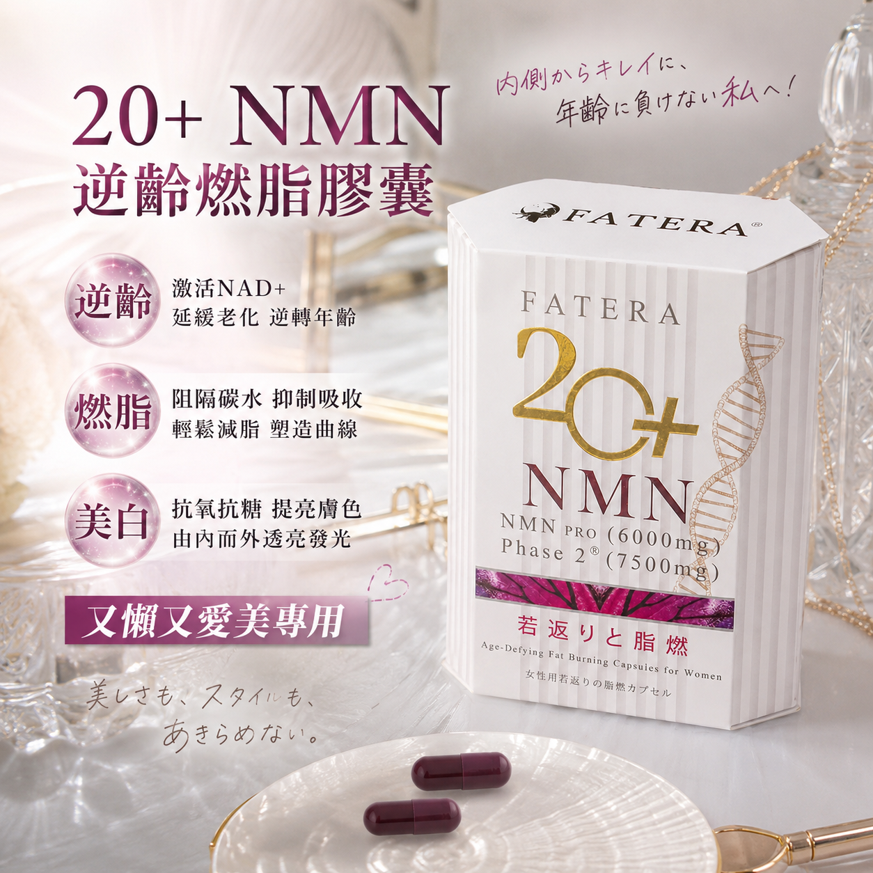 【逆齡+燃脂+美白】20+NMN Pro